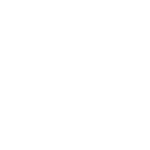 White outline of intestines, with a circled X to show stomach blockage.